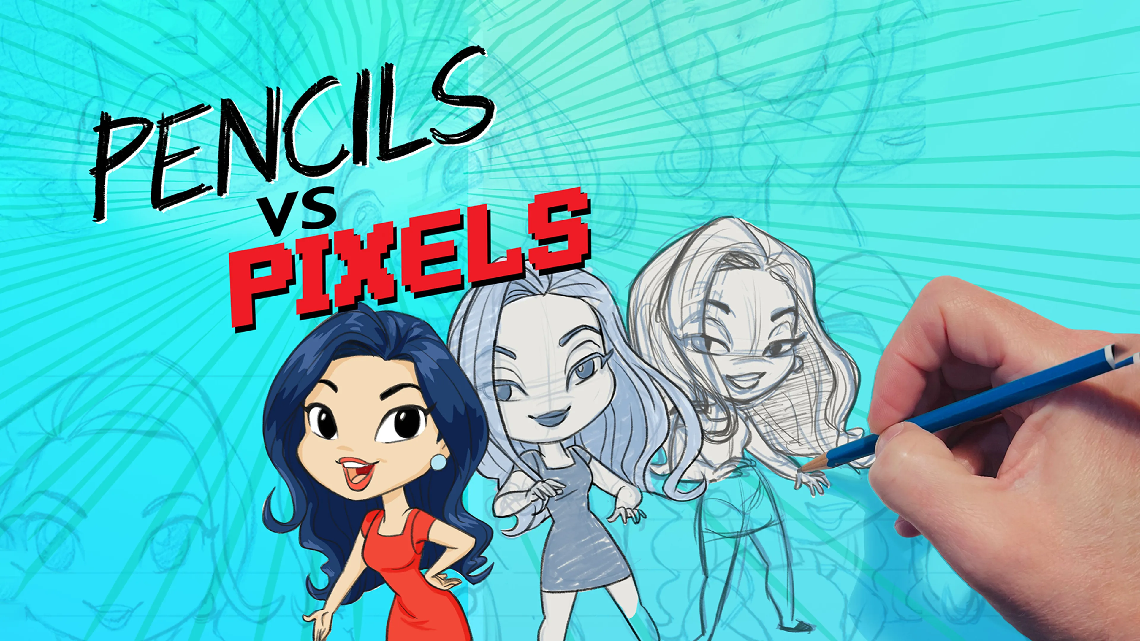 Pencils vs Pixels poster